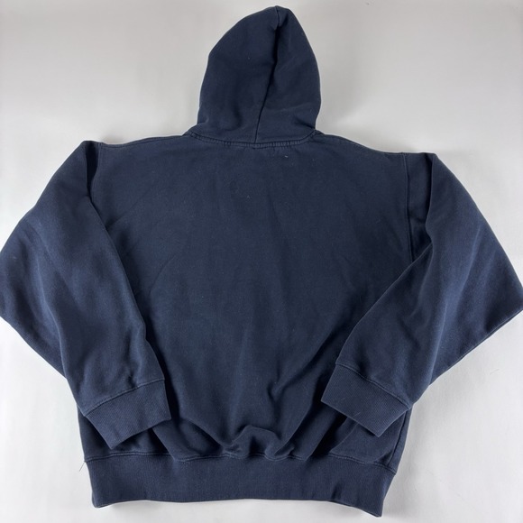 Cedar Fair Cedar Point Maverick Rollercoaster Small 1/2 Zip Pullover Hoodie Blue - Picture 2 of 9